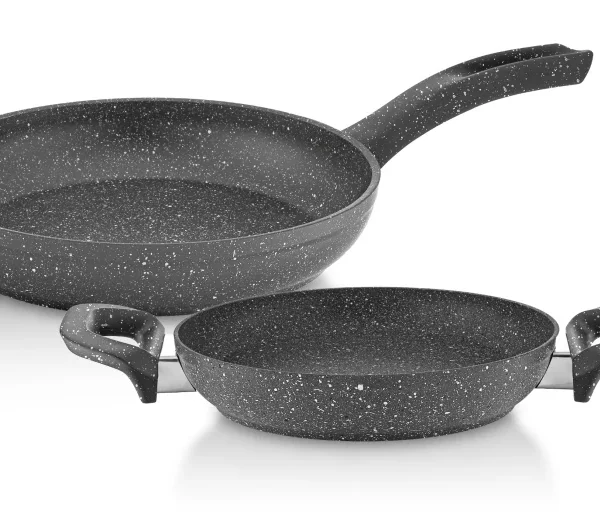 Hascevher Verona Granit 2 Parça Sahan - Tava Seti(18cmSahan/24cmTava)