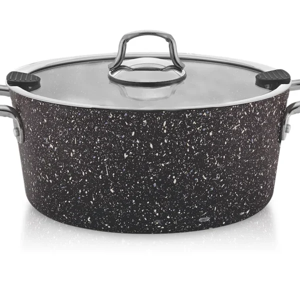 Hascevher Magda 18x10 cm Granit Full İndiksiyon Tencere 4 mm