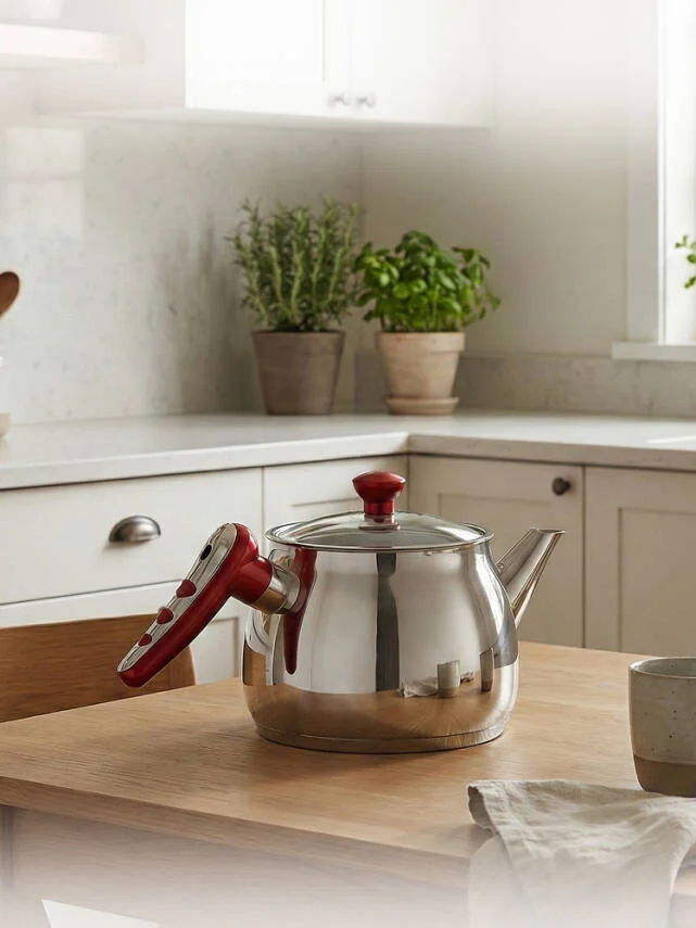 Hascevher Apple Aile Boy Kettle Cam Kapaklı