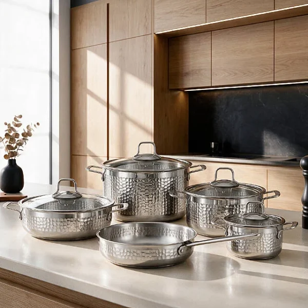 Hascevher Serra 8 Pcs Tencere Set