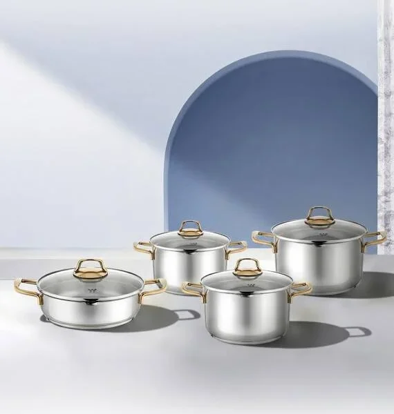 Hascevher Monna 8 Pcs Tencere Set (18/20/24 Ten/24 Karn)